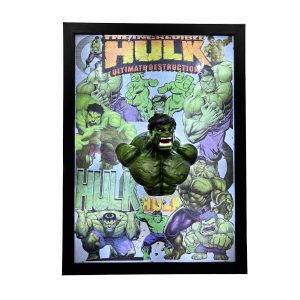 تابلو سه بعدی بک لایت Hulk