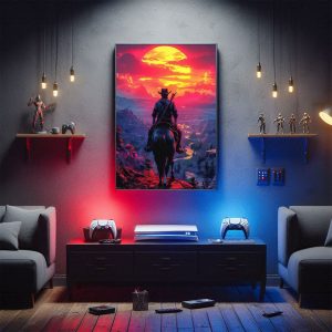 متال پوستر Red Dead