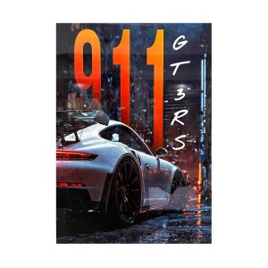 متال پوستر با طرح Porsche 911