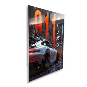 متال پوستر با طرح Porsche 911