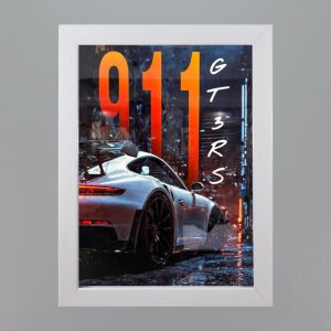متال پوستر با طرح Porsche 911