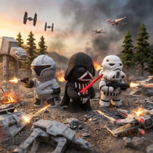 مجموعه سه عددی مینی فیگور های Star Wars
